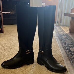 Tommy Hilfiger Elegant Black Over the Knee Boots